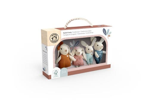 Speedy Monkey Rabbit Family In Multi