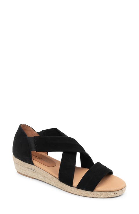 Eliza Platform Wedge Espadrille Sandal (Women)