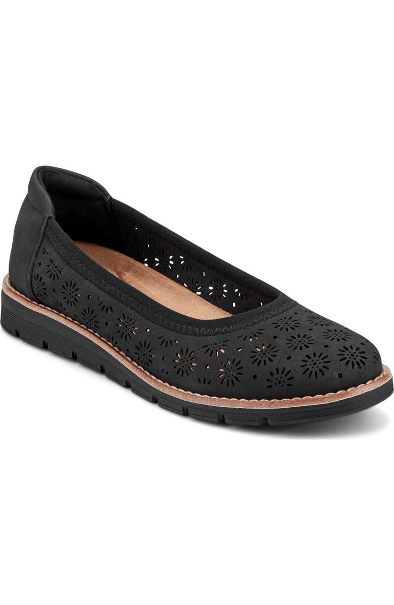 Easy Spirit Keliann Flat, Main, color, Black