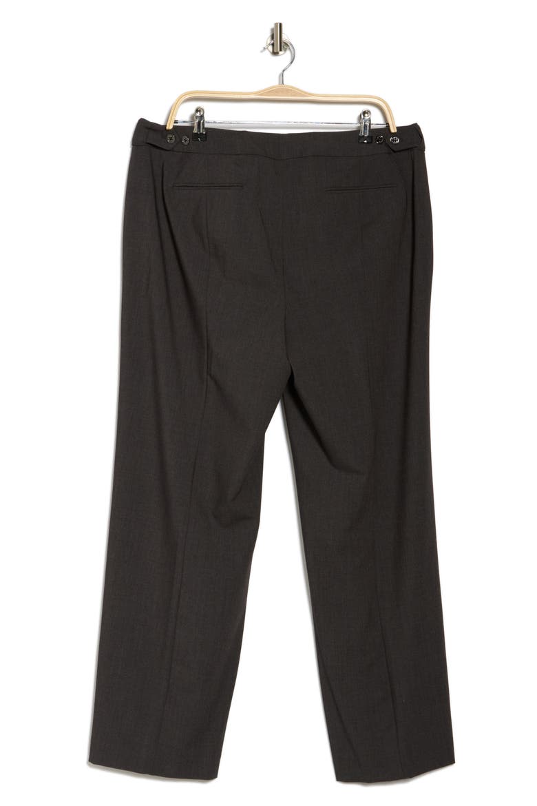 Flat Front Pants, Alternate, color, CHARCOAL