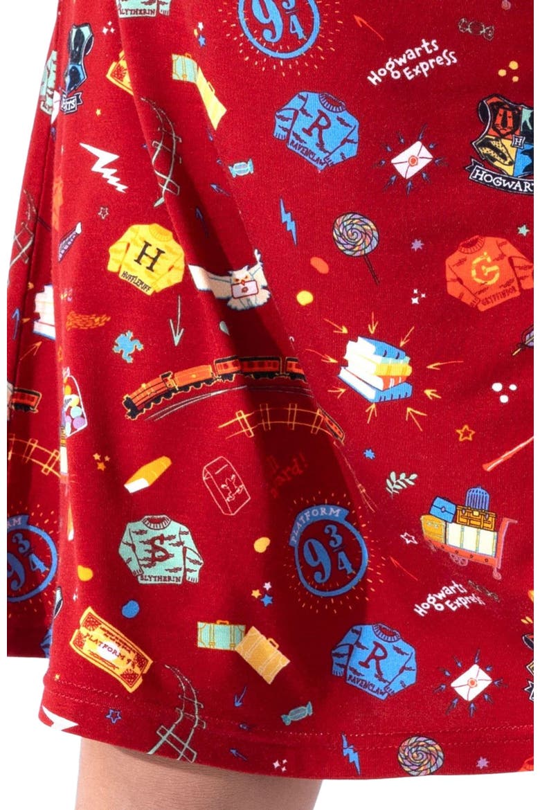Kids' Hogwarts Express Short Sleeve Dress, Alternate, color, Hogwarts Express