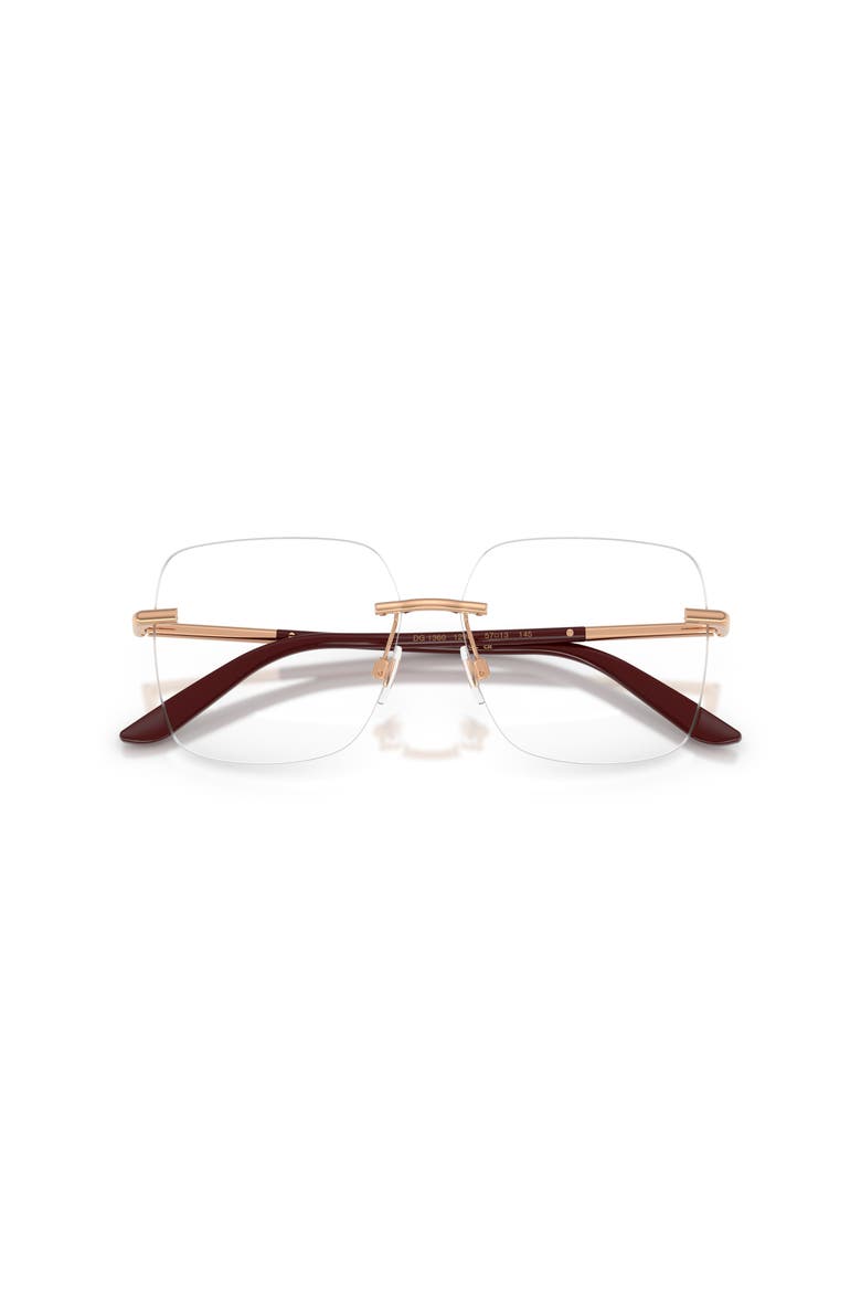 57mm Square optical glasses, Alternate, color, Pink