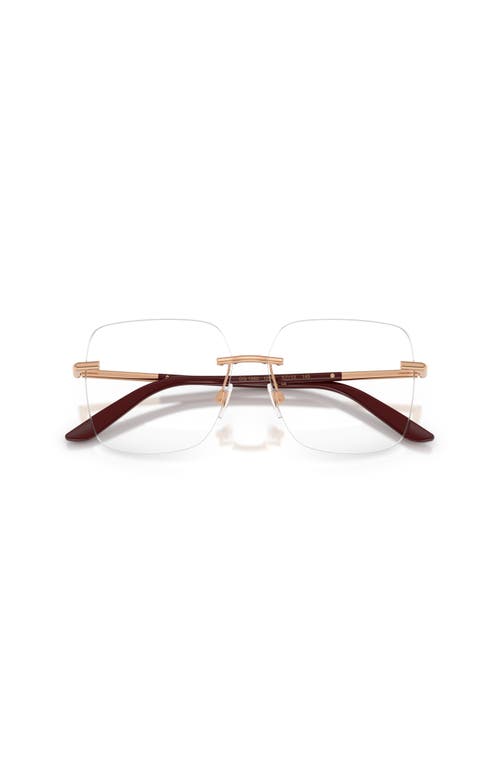 Dolce & Gabbana Dolce&gabbana 57mm Square Optical Glasses In Multi