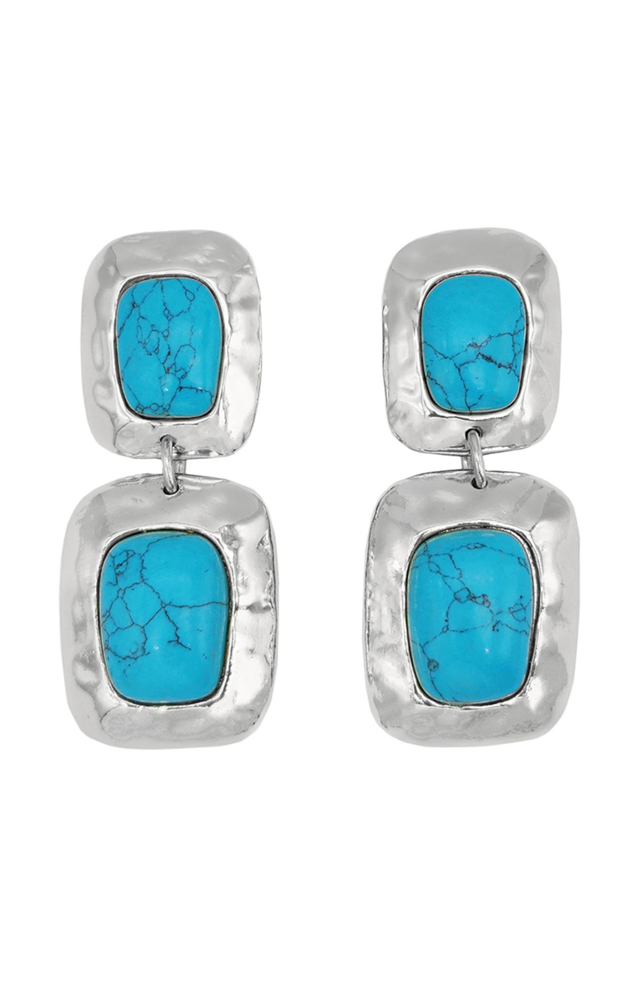 selected SILVER/ TURQUOISE