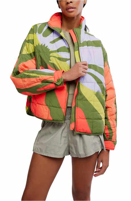 Pippa Placement Print Quilted Jacket