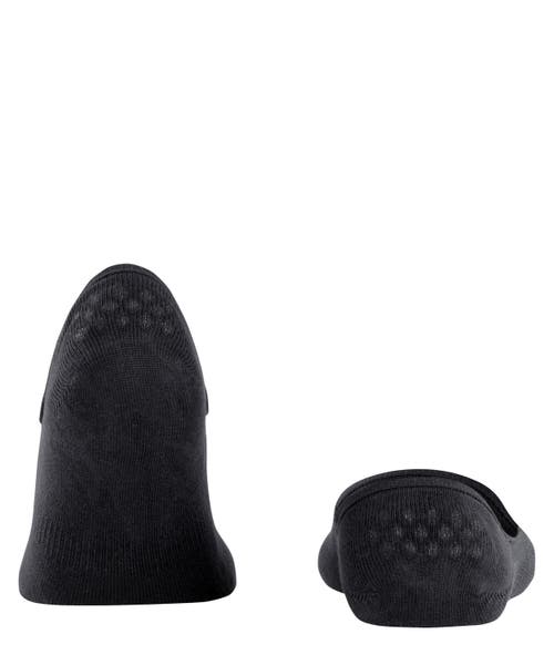 Falke Step Cotton High Cut No Show Socks In Black