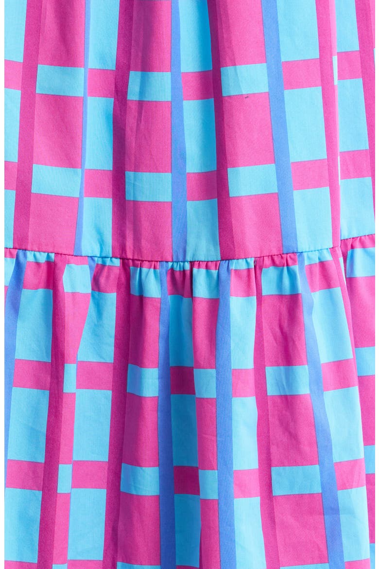 Marvy Check Maxi Sundress, Alternate, color, FUCHSIA-BLUE-MULTI