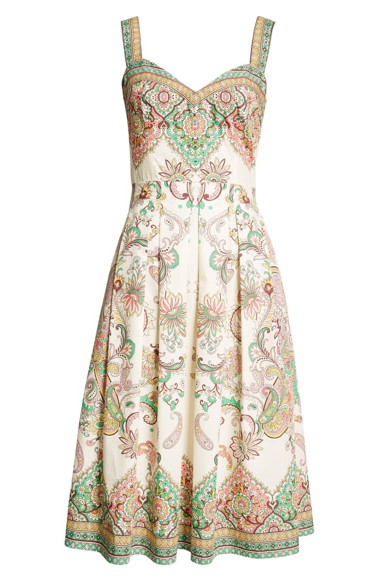 Etro Paisley Cotton Sundress, Alternate, color, 