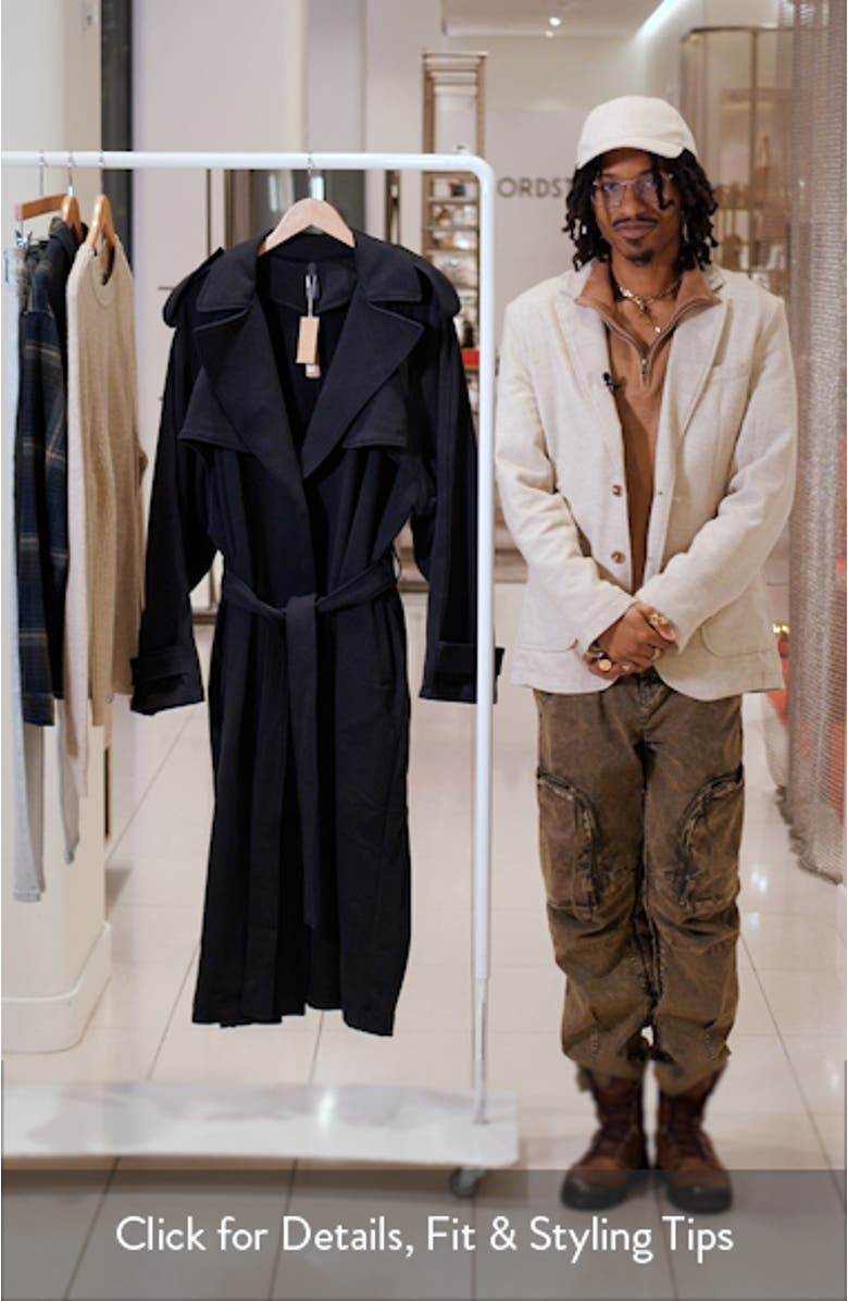 Fleece Trench Coat, sales video thumbnail