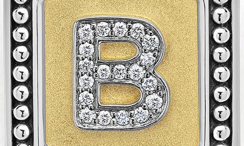 Lagos Signature Caviar Initial Enhancer In Two-tone B