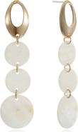 Ettika Disco Shell Drop Earrings