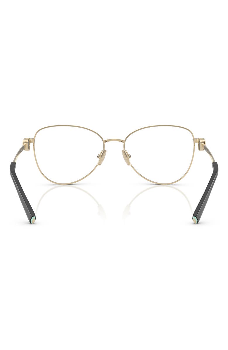Tiffany & Co. 54mm Pilot Optical Glasses, Alternate, color, Black Gold