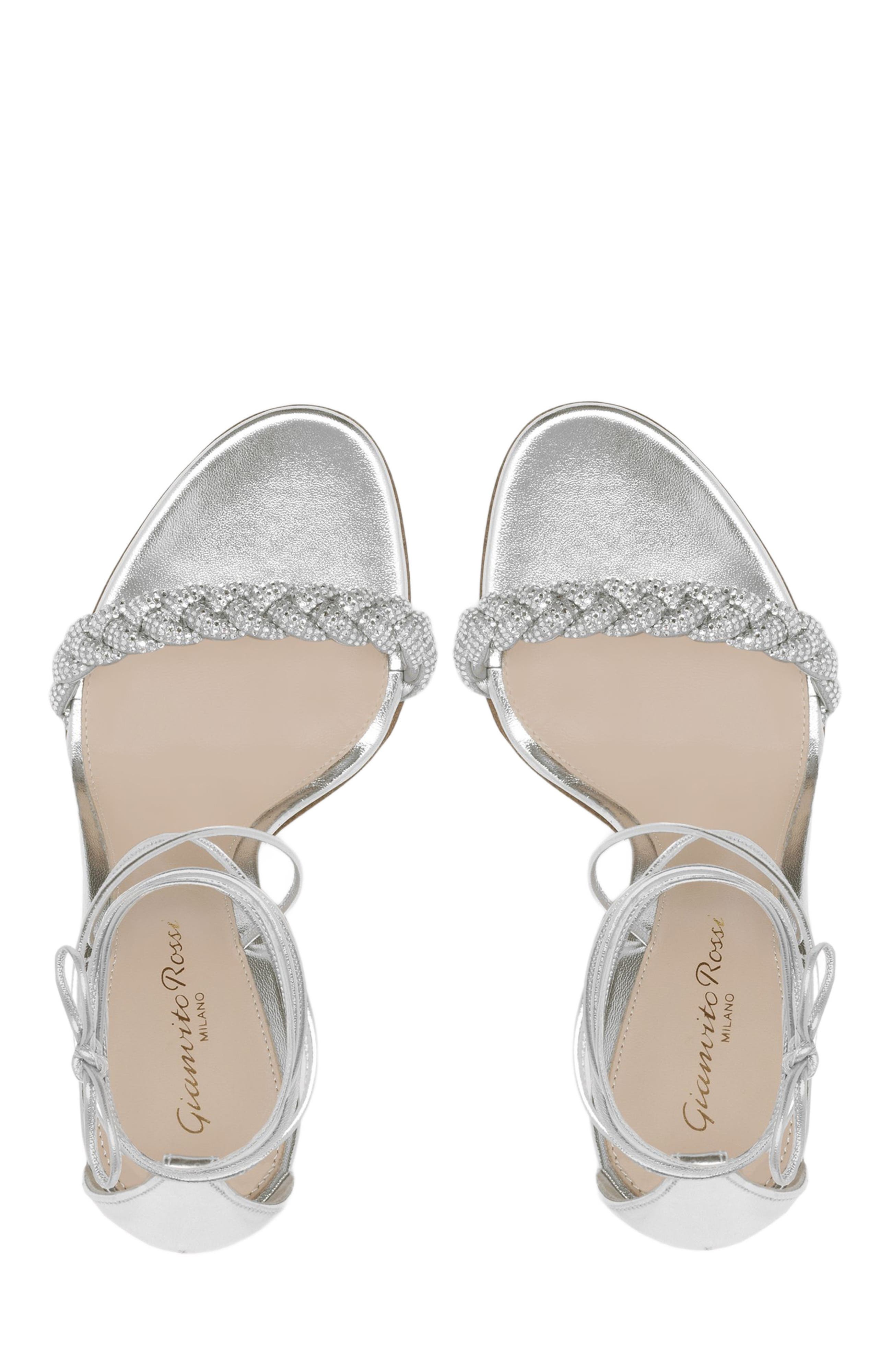 Gianvito Rossi Crystal Leomi Sandal, Alternate, color, 