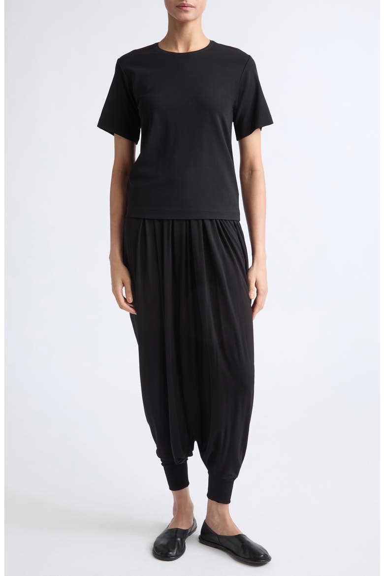 Luma Skirt Pants, Alternate, color, BLACK
