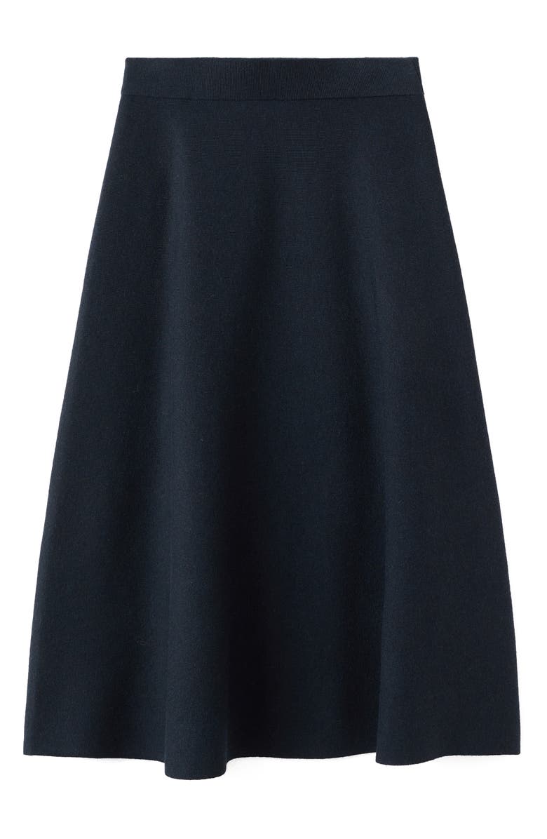 MANGO Knit Midi Skirt, Alternate, color,