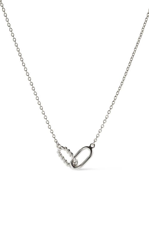 Ana Luisa Pendant Necklace In White
