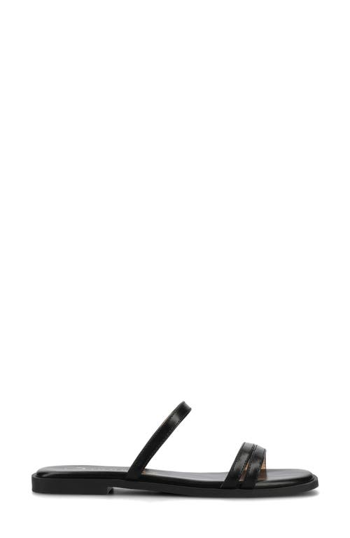 Journee Collection Brisa Slide Sandal In Black