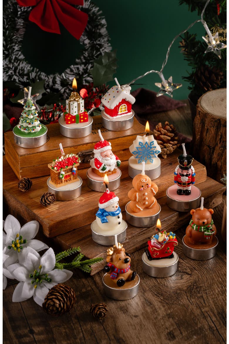 12 Days of Candles Gift Set, Alternate, color, None