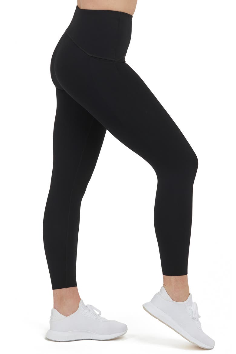 SPANXshape™ Booty Boost® Side Pocket Leggings, Alternate, color, VERY BLACK