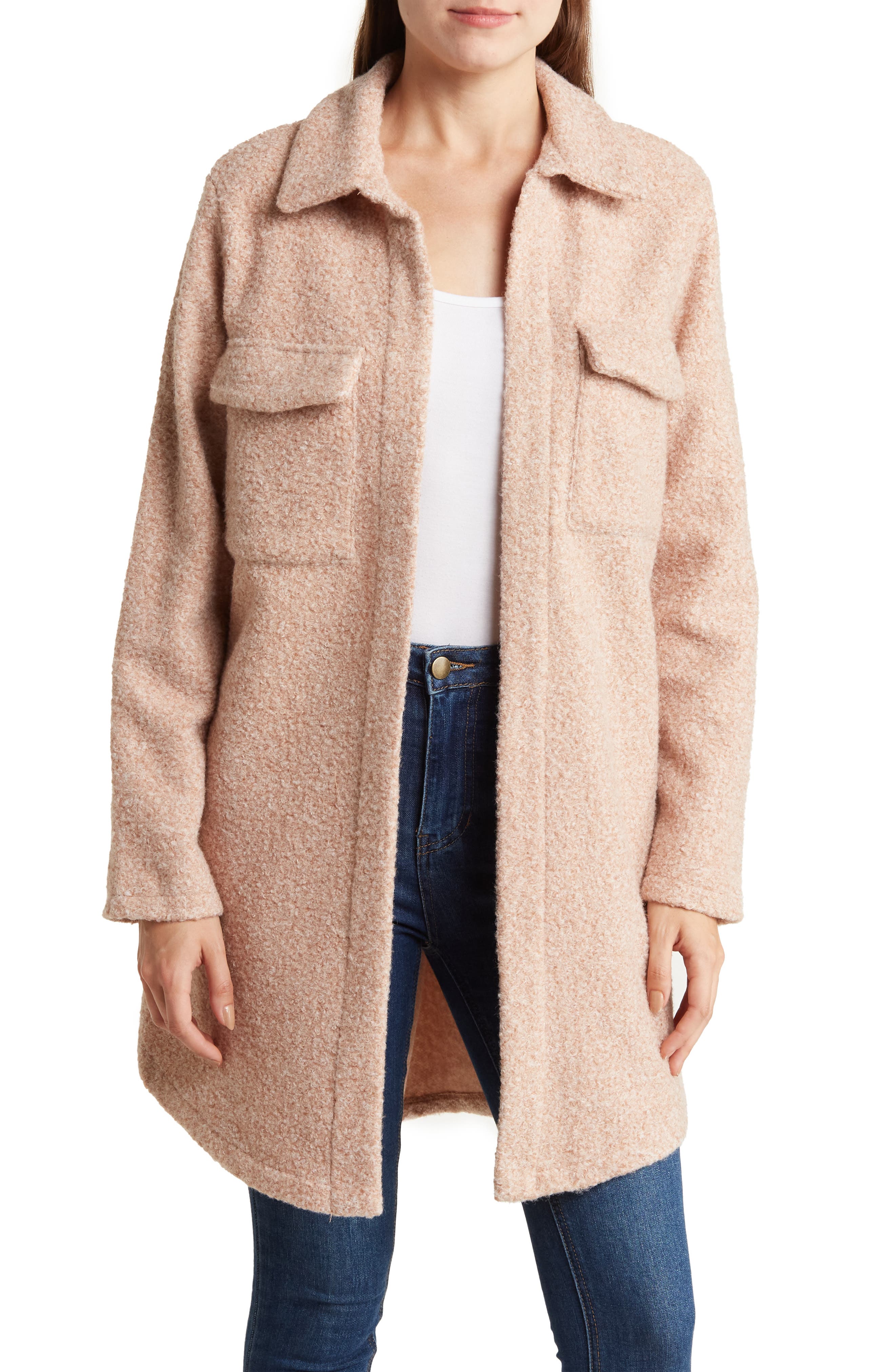 MELLODAY Long Length Shacket | Nordstromrack