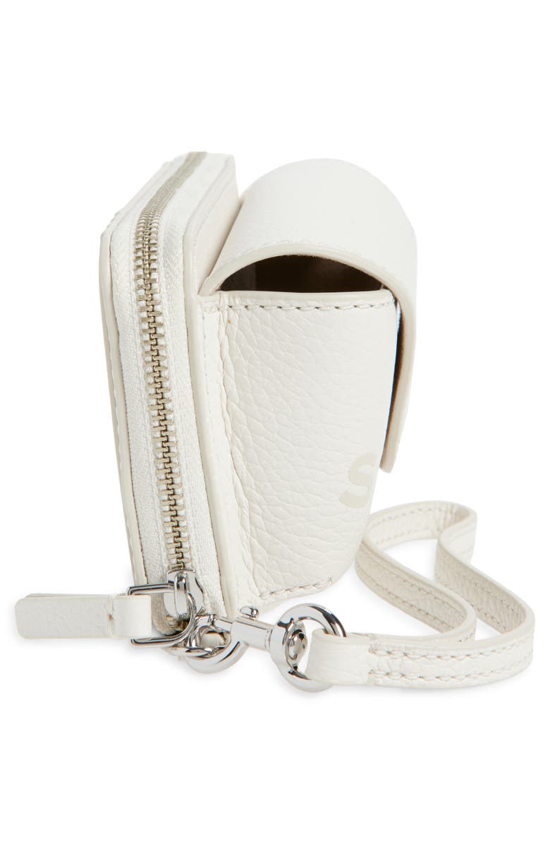 Marc Jacobs The Shades Leather Sunglasses Wristlet, Alternate, color, Cotton White