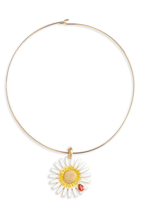 Daisy Wire Necklace