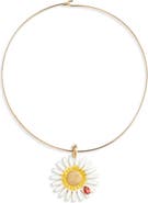 Kenneth Jay Lane Daisy Wire Necklace