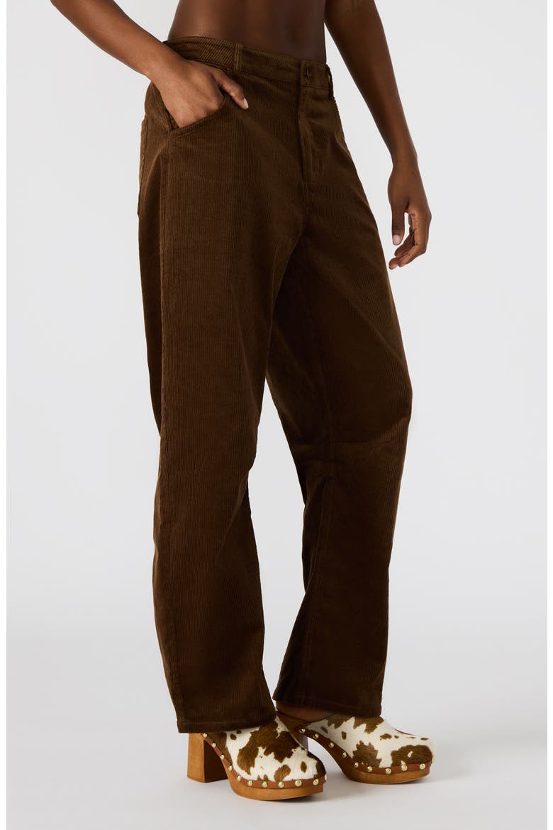 Hart Straight Leg Corduroy Pants, Alternate, color, DEMITASSE