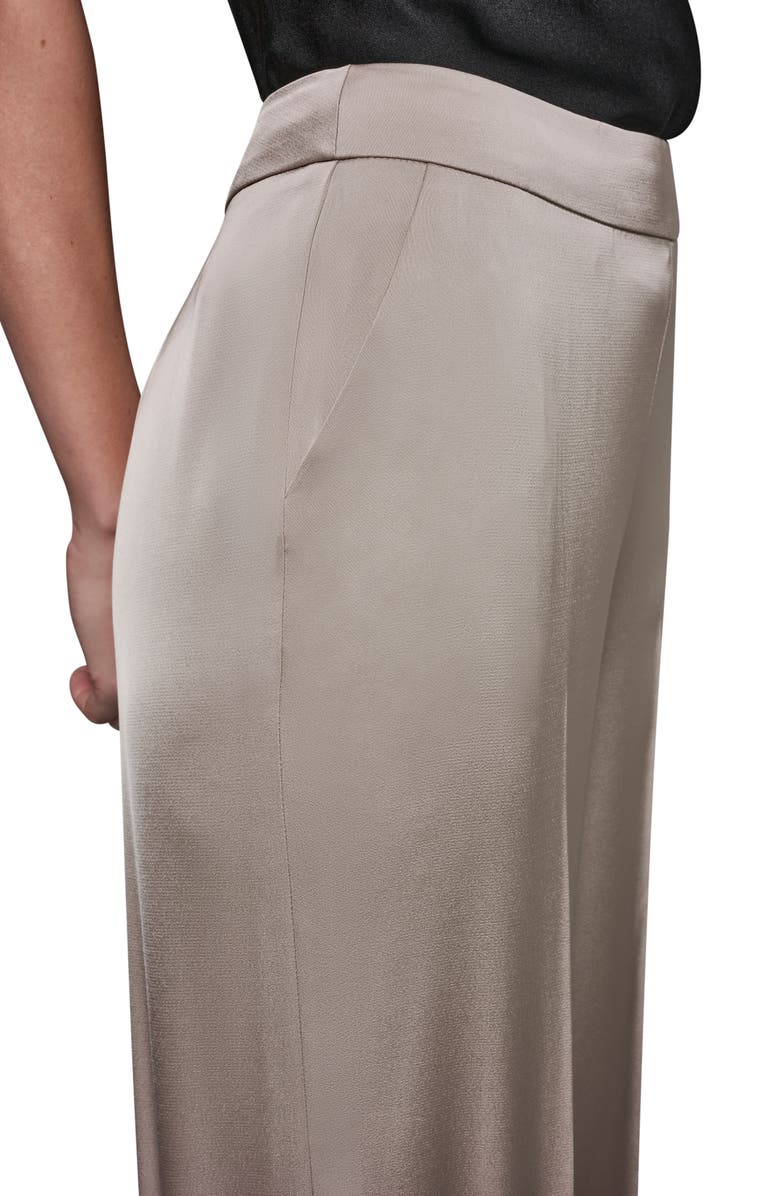 Donna Karan New York Flat Front Straight Leg Pants, Alternate, color, Turin