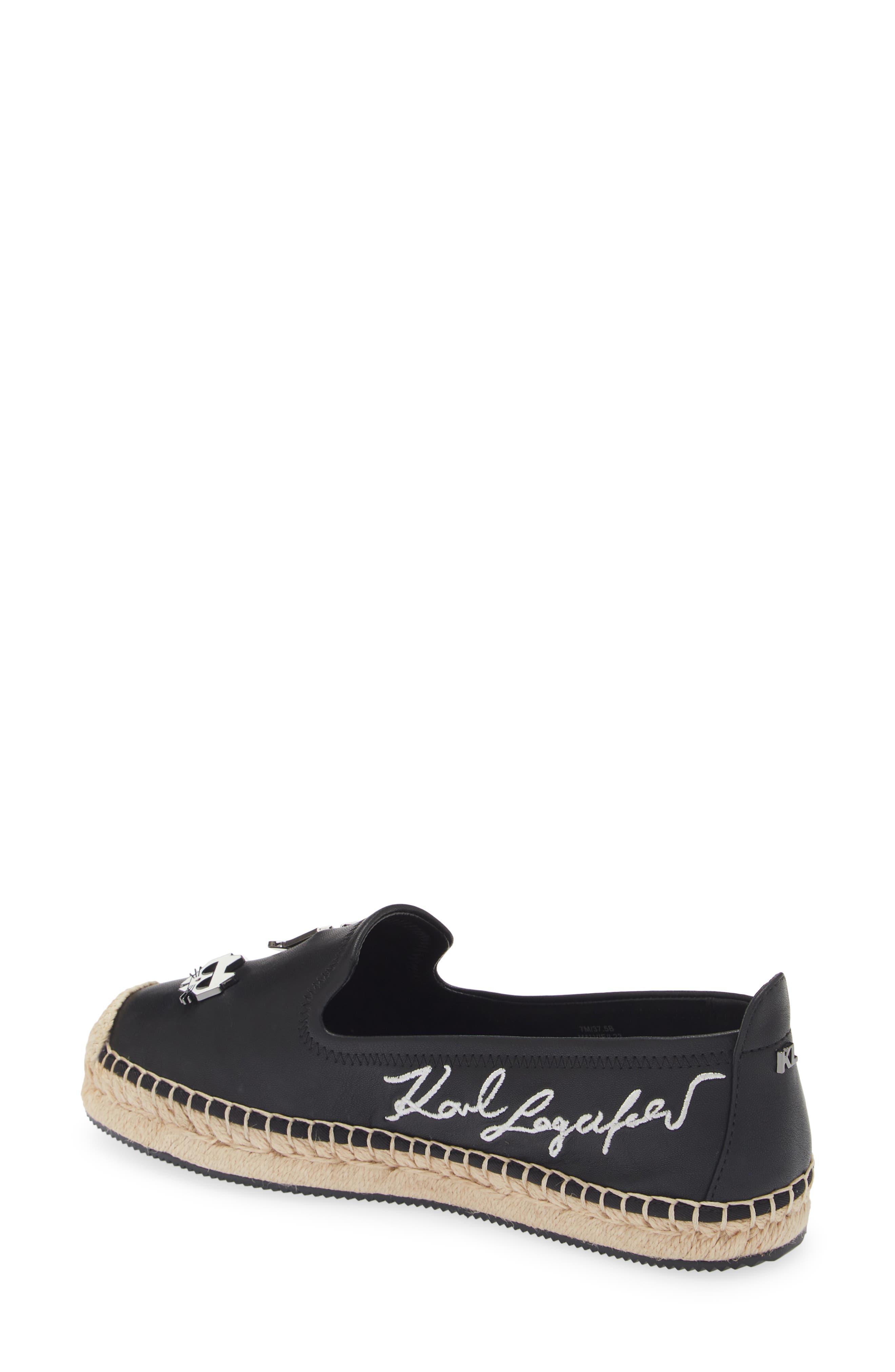 KARL LAGERFELD PARIS Malvie Espadrille Flat, Alternate, color, 