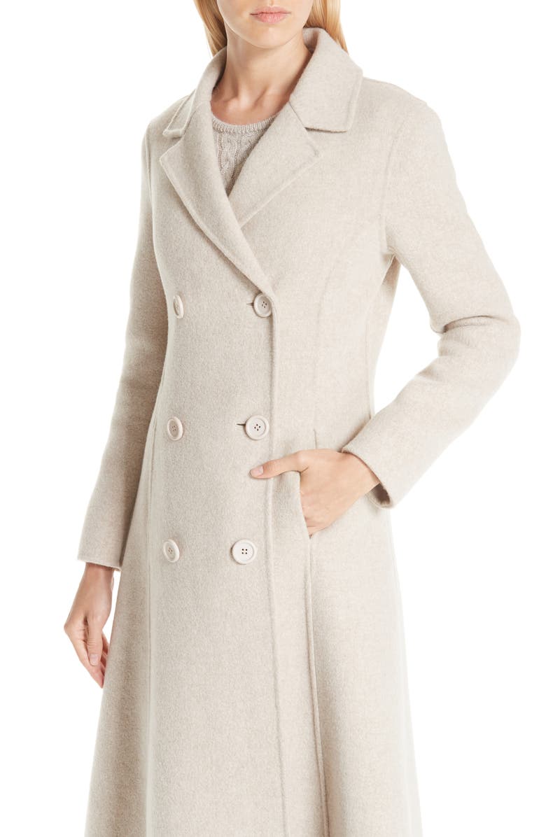 Mansur Gavriel Boiled Wool Blend Coat, Alternate, color,