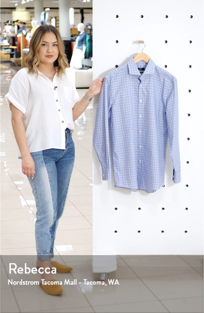 Sharp Fit Plaid Dress Shirt, sales video thumbnail