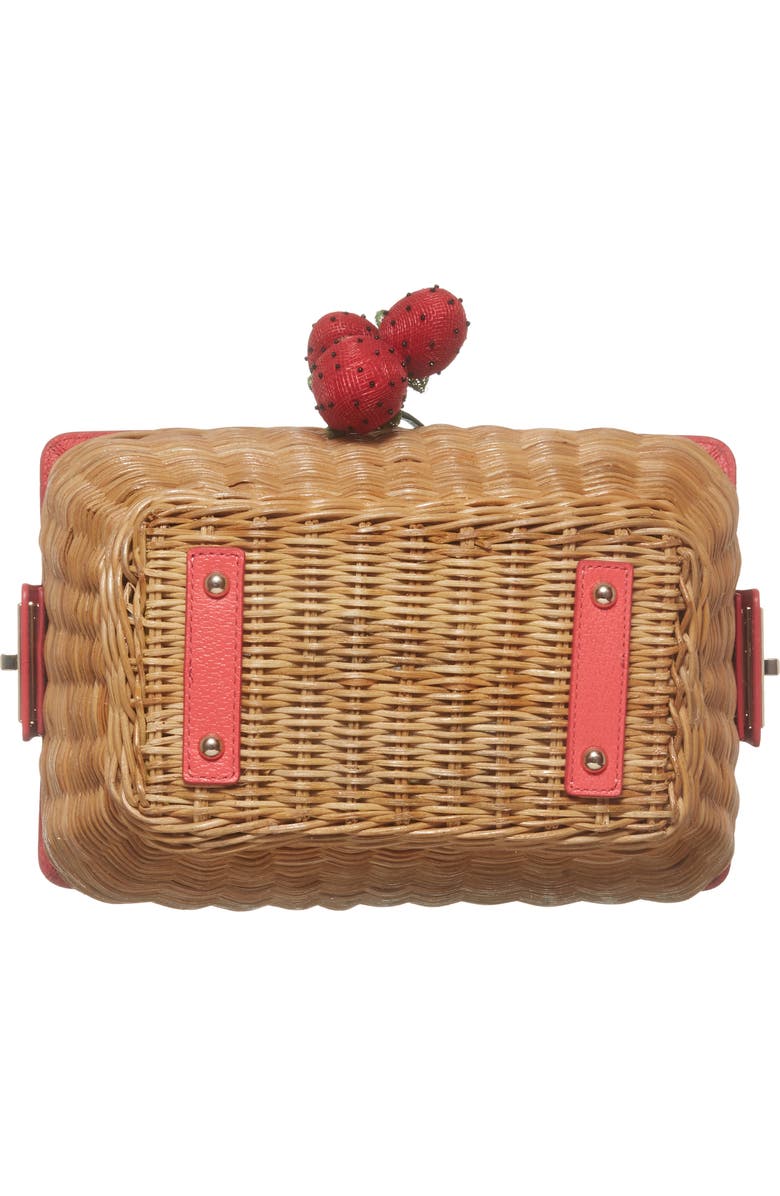 Kate Spade New York picnic perfect 3D wicker picnic basket, Alternate, color,