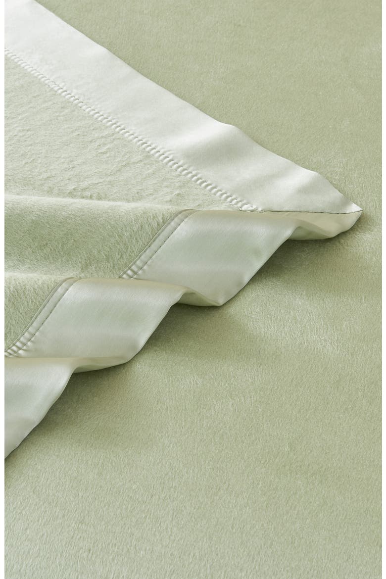 Plaza Silk Blend Throw Blanket, Alternate, color, SAGE