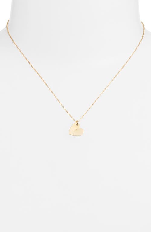 SET & STONES SET & STONES SOPHIA INITIAL HEART PENDANT NECKLACE