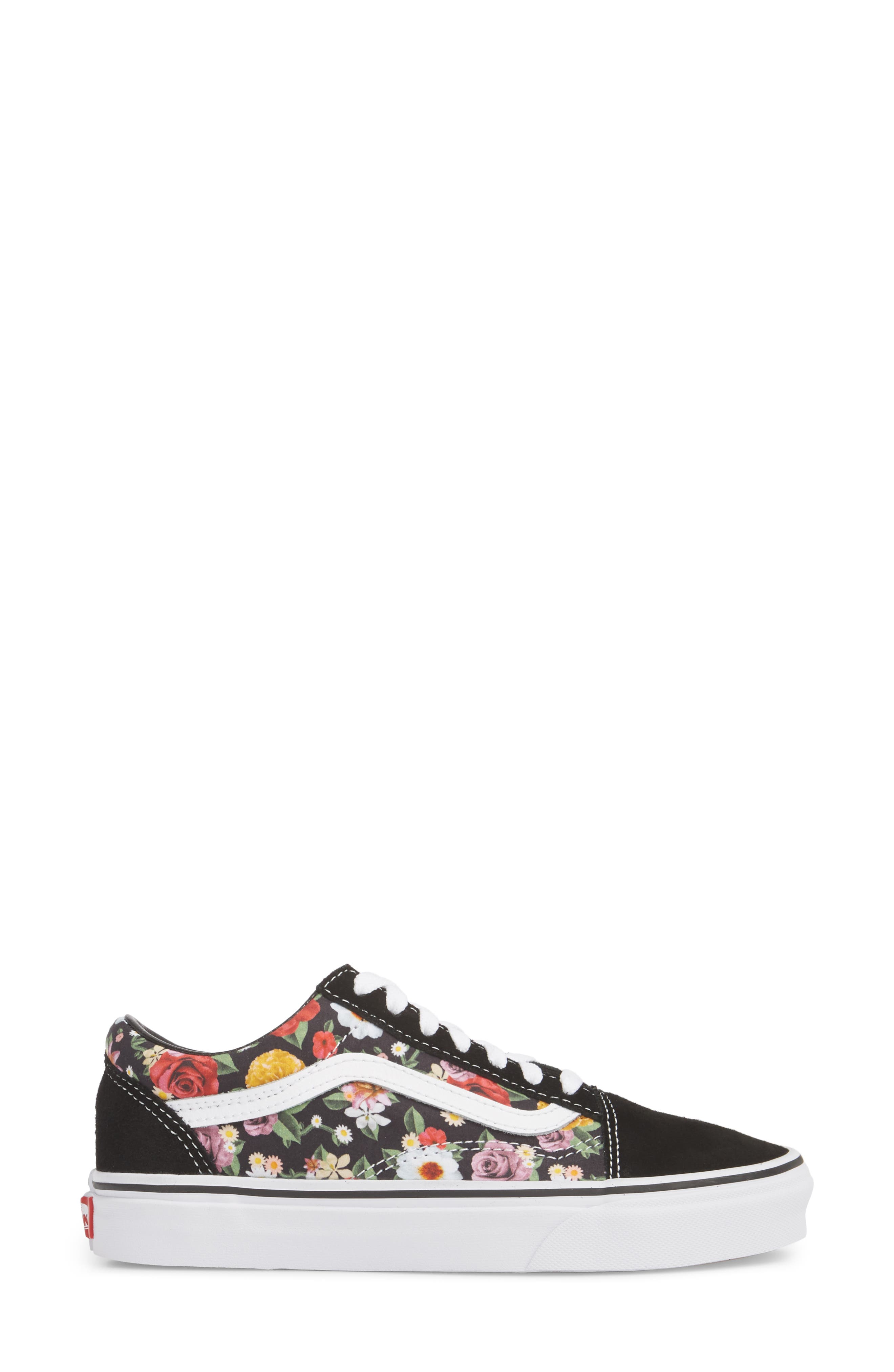 Vans UA Old Skool Lux Floral Sneaker, Alternate, color, 