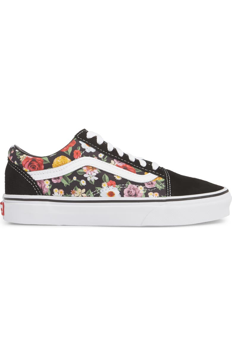 Vans UA Old Skool Lux Floral Sneaker, Alternate, color,