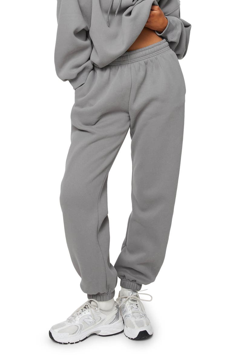 Renna Recycled Cotton Blend Sweatpants, Main, color, CHARCOAL