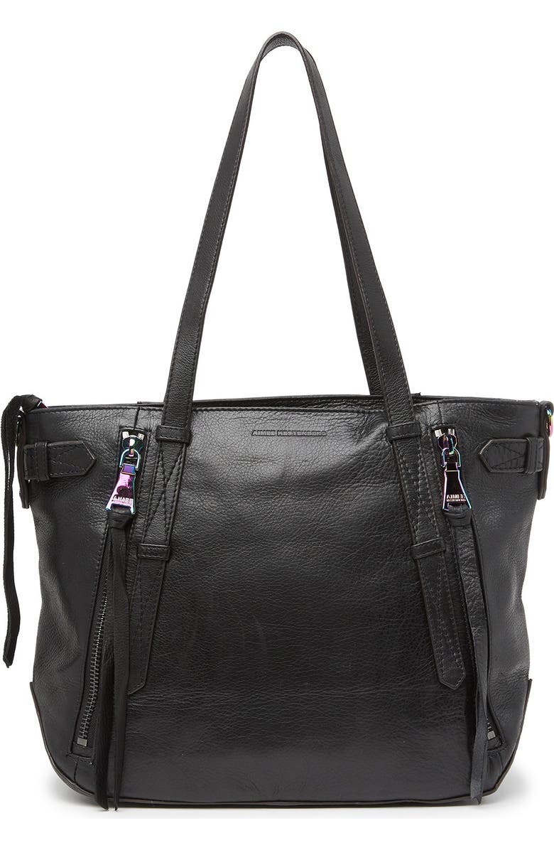 AIMEE City Slicker Leather Tote Bag, Alternate, color,