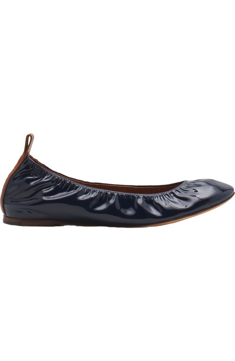 Lanvin The Ballerina Flat In Patent Leather, Main, color,