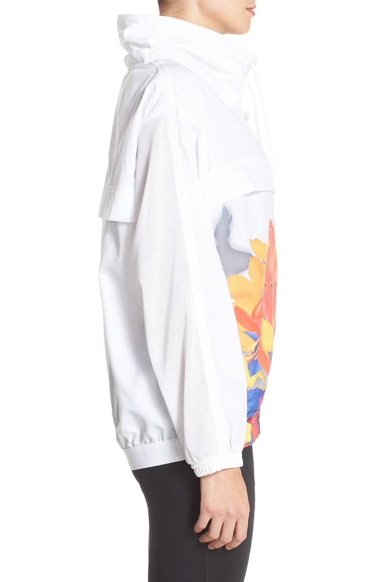 adidas by Stella McCartney 'Run Blossom' Hooded Running Jacket, Alternate, color,