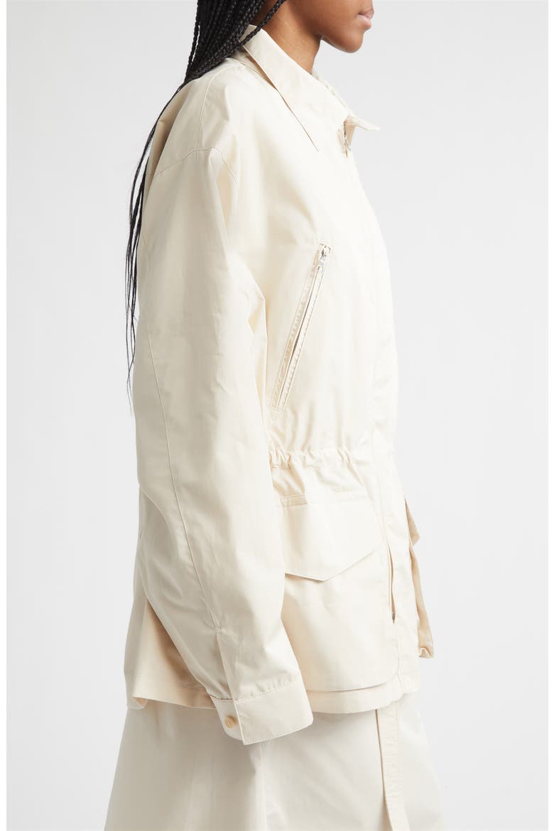 Water Repellent Cotton Field Jacket, Alternate, color, IVORY SUIT