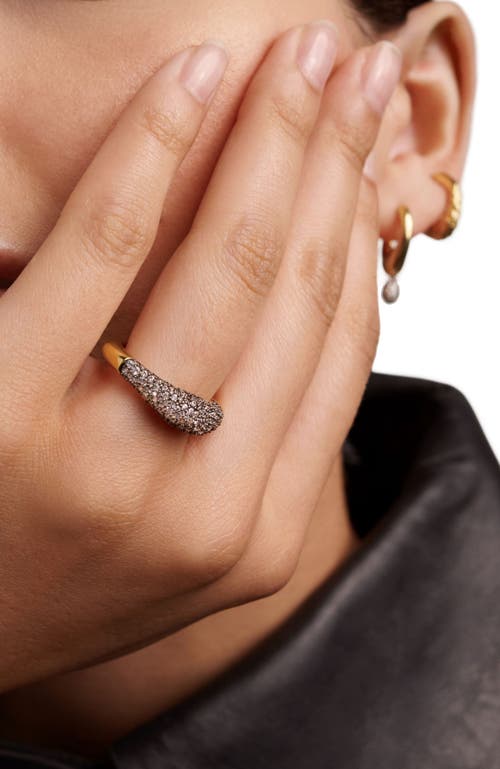 Pdpaola Women's Pave Duna Ring In Gold