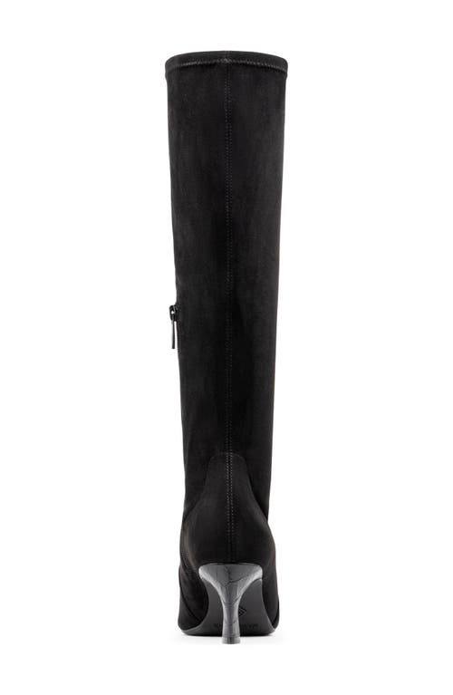Donald Pliner Kitten Heel Knee High Boot In Black