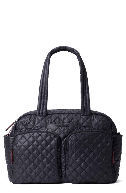 Nik Quilted Nylon Duffle Bag
