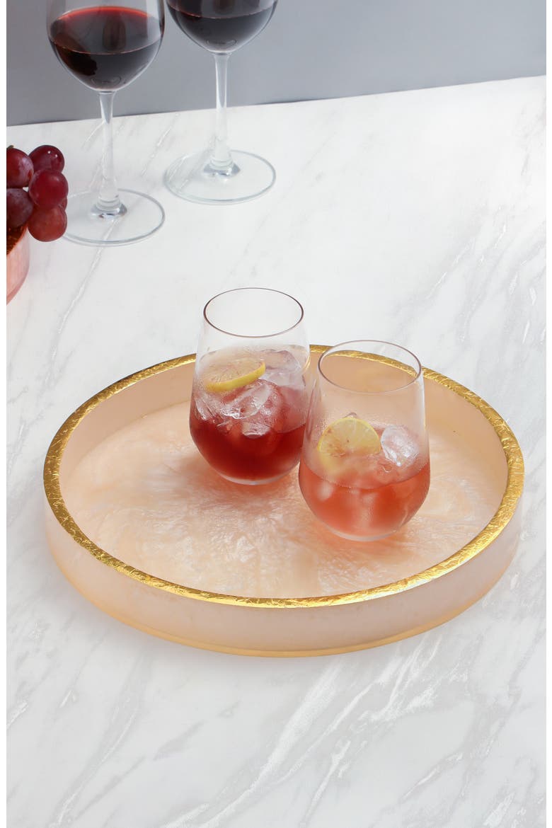Resin Serving Tray, Alternate, color, IVORY