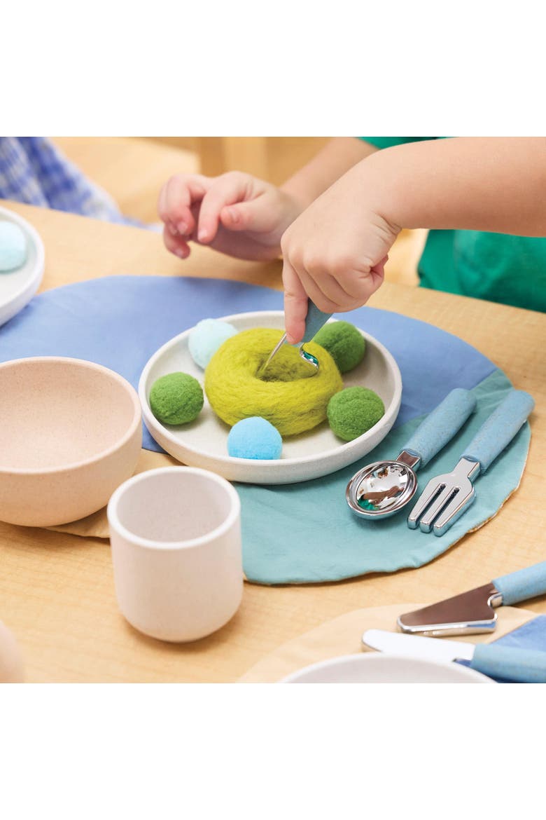 Breakfast Tableware Set - 24 Pieces, Alternate, color, Multicolored