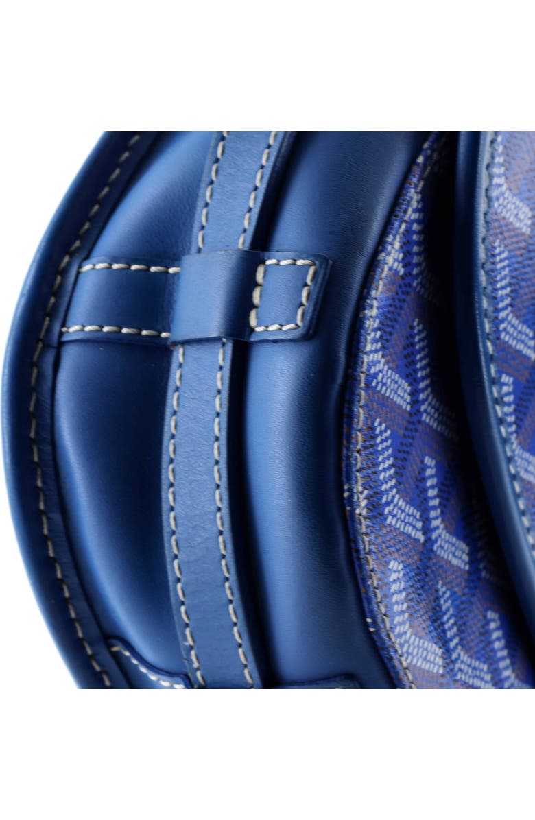 Pre-Owned Goyard Belvedere II Messenger Bag Coated Canvas PM, Alternate, color, Blue