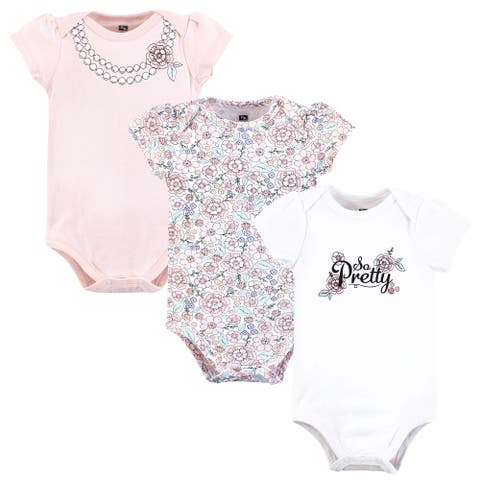 Essential Three-Piece Set of Cotton Bodysuits