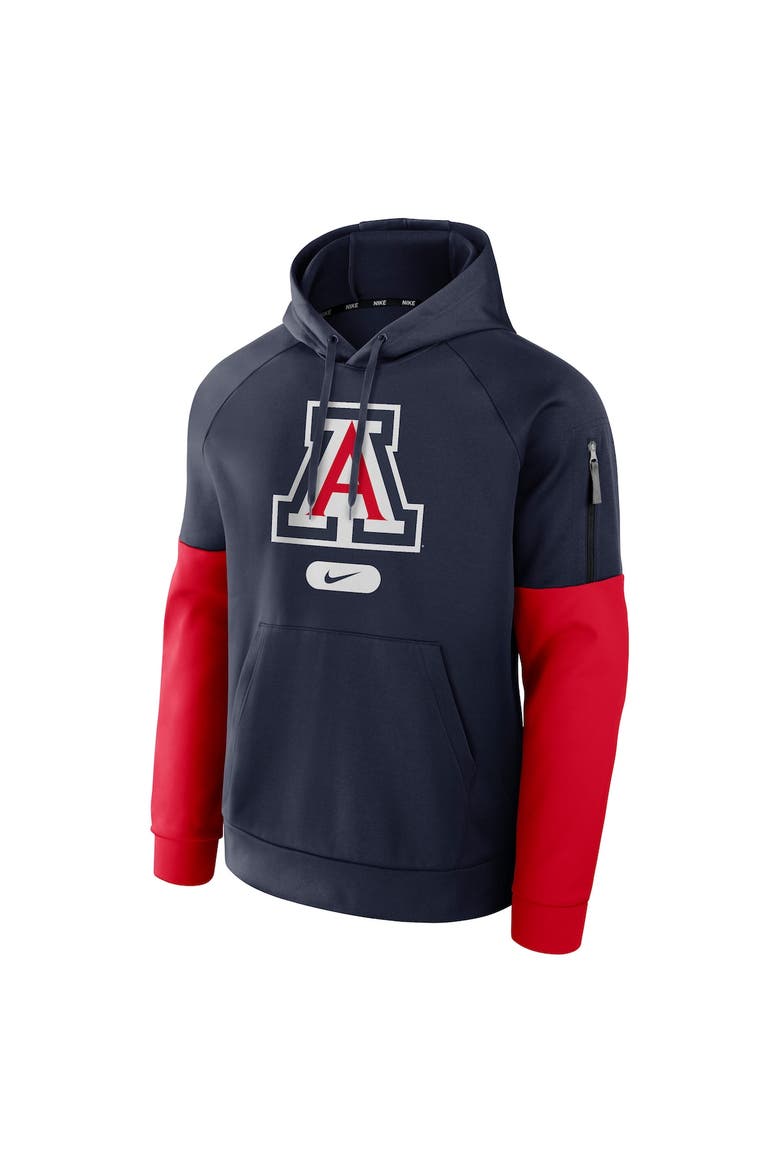 Men's Nike Navy Arizona Wildcats Fitness Performance Pullover Hoodie, Alternate, color, Navy